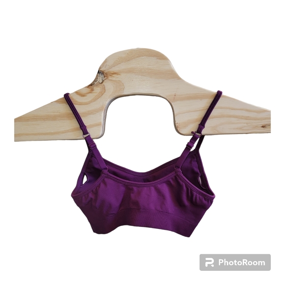 Athleta Renew Padded Sports Pullover Bra Adjustable Straps Purple Size XS - Picture 2 of 7